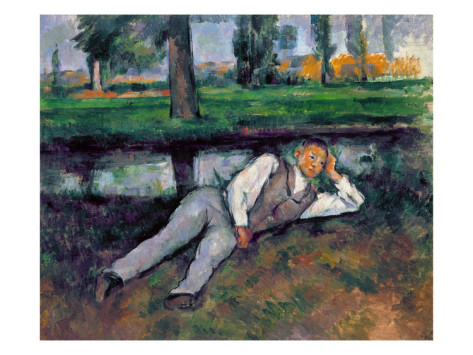 Boy Resting, C1885 - Paul Cezanne Painting